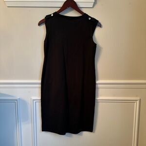 Lacoste Black Dress with Gold Details